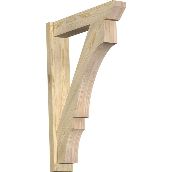 Ekena Millwork Balboa Slat Rough Sawn Outlooker, Douglas Fir, 6"W x 28"D x 40"H OUT06X28X40BOA06RDF - main